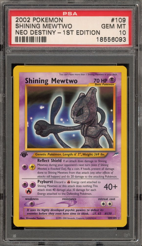 ひかるミュウツー Shining Mewtwo 1st Edition 美品 Shining Mewtwo [1st Edition] #109 Prices | Pokemon Neo