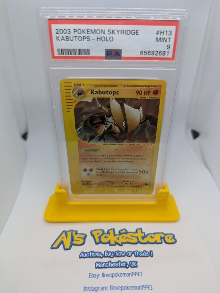 Kabutops 2003 英語版 Kabutops 2003 Skyridge #150/144 Holo (Secret) Price Guide