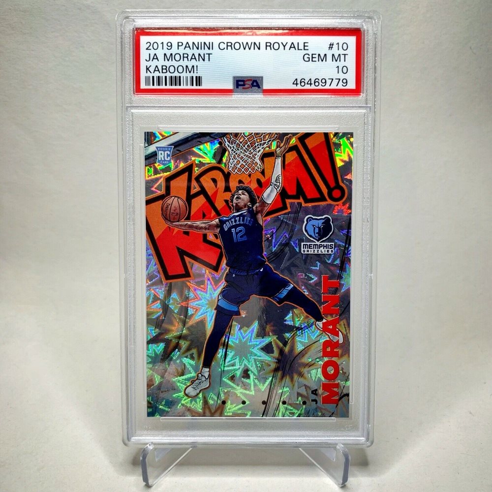Auction Prices Realized Basketball Cards 2019 Panini Crown Royale Kaboom!  Ja Morant