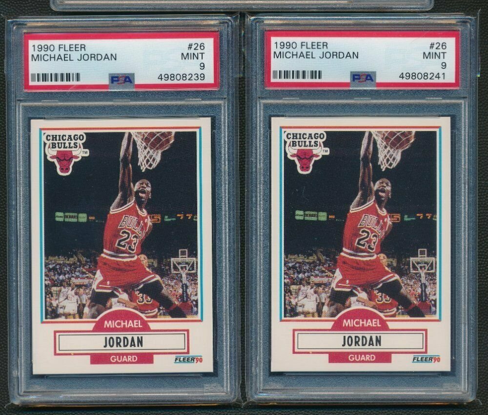 1990 fleer michael jordan number 26