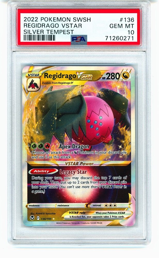 regidrago pokemon cards Regidrago VStar - 136/195 Full Art Ultra Rare
