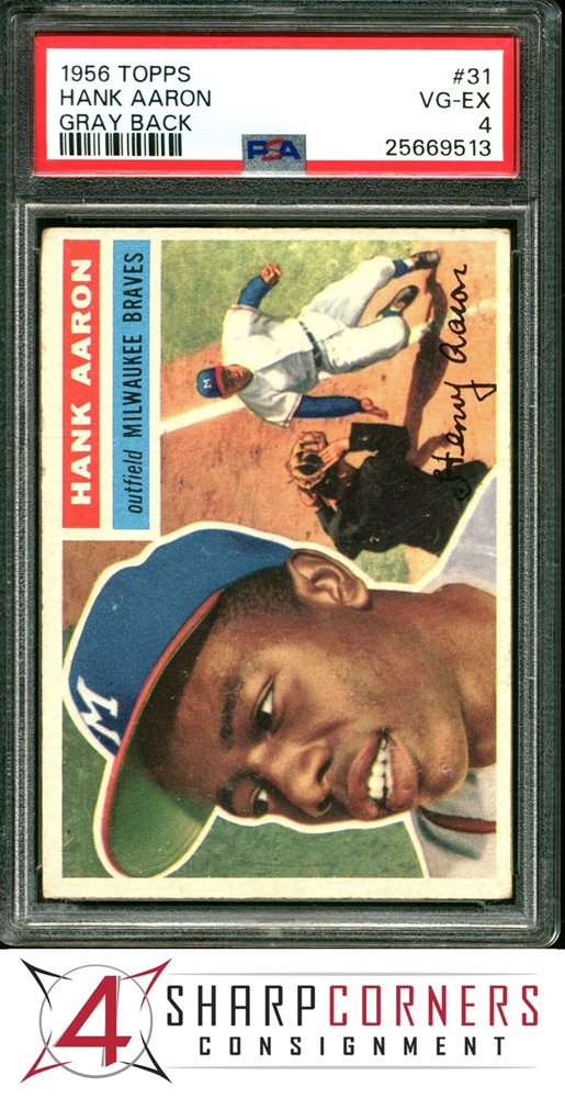 Auction Prices Realized Baseball Cards 1956 TOPPS Hank Aaron