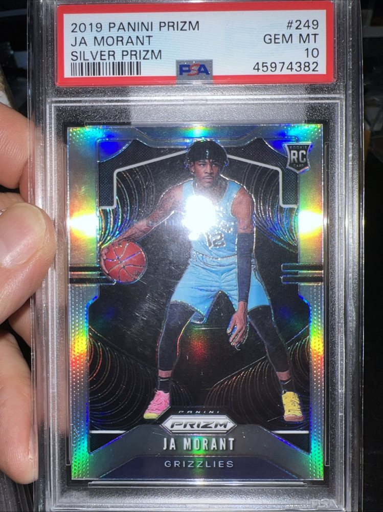 PSA 10 JA MORANT 2019-20 PANINI PRIZM #2 LUCK OF THE LOTTERY