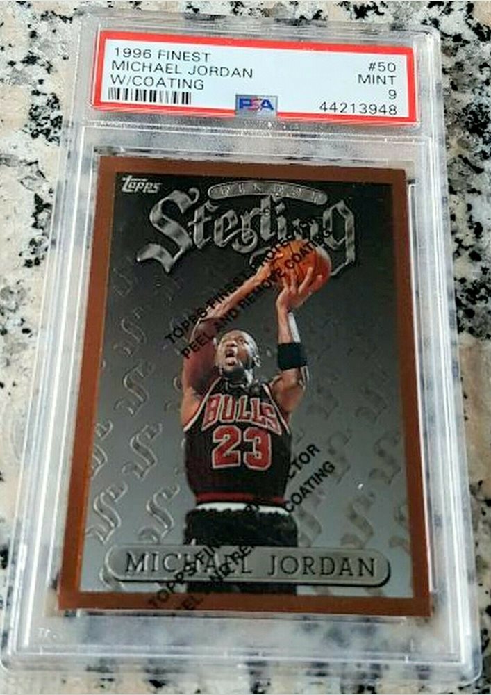 Topps finest sterling michael jordan Clearance