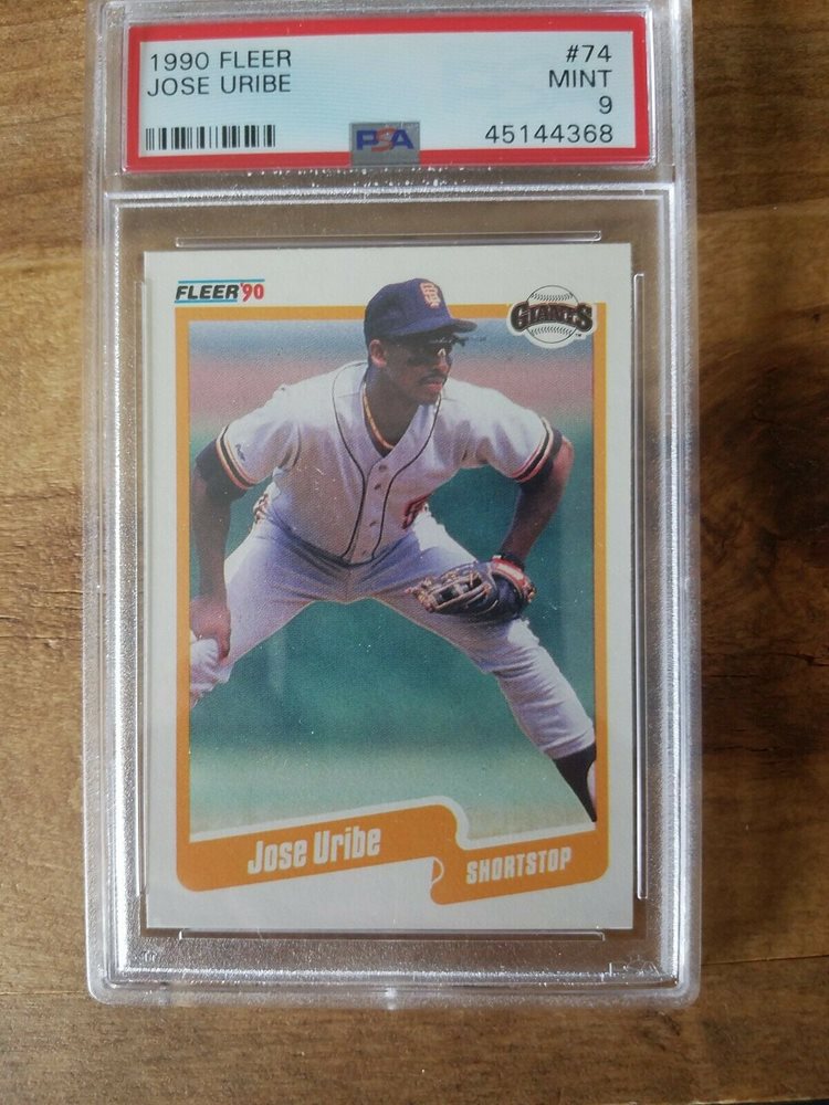 Auction Prices Realized Baseball Cards 1990 Fleer Jose Uribe