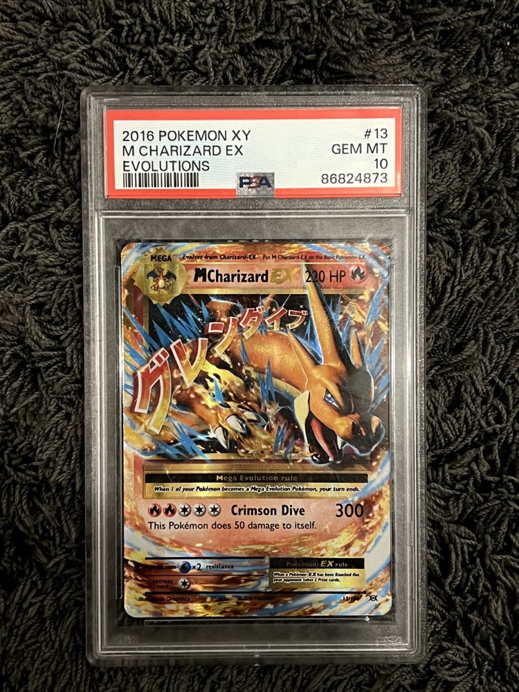 リザードン EX M Charizard PSA10品質 Auction Prices Realized Tcg Cards 2016 POKEMON XY EVOLUTIONS