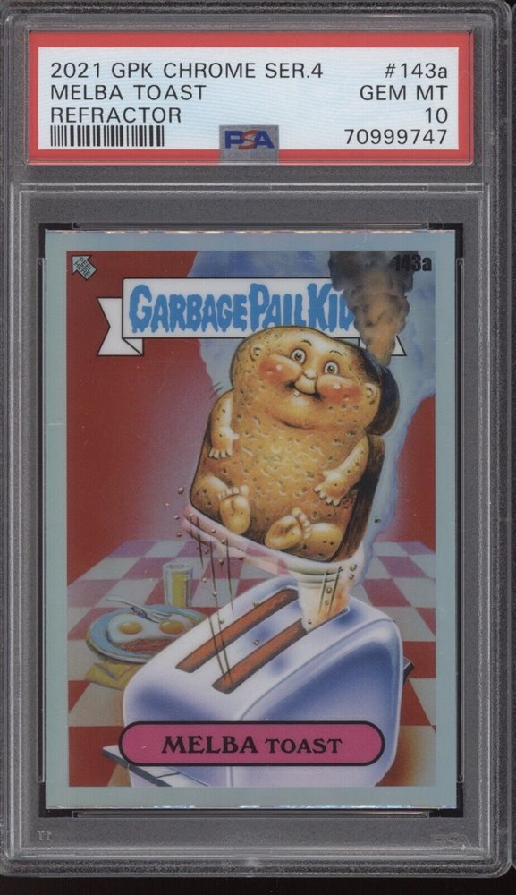 2021 Topps Garbage Pail Kids Sapphire Edition Refractor #143a Melba Toast front
