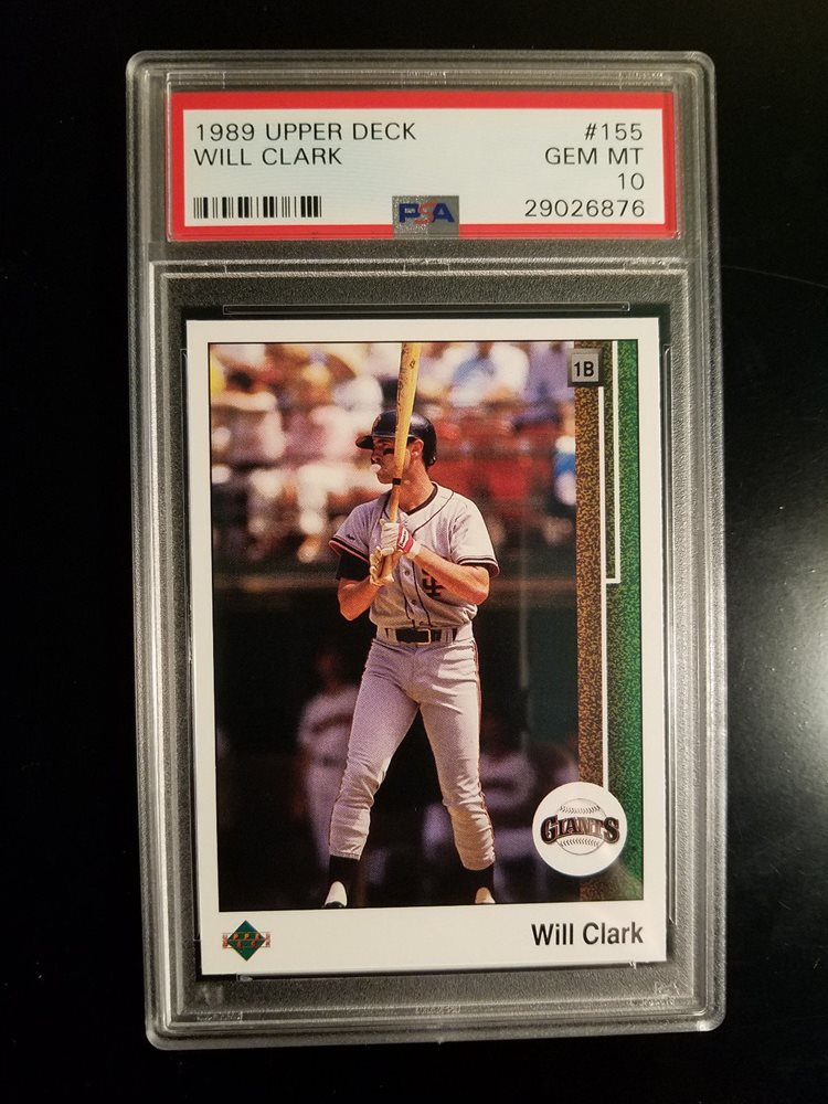 Auction Prices Realized Baseball Cards 1989 Upper Deck Will Clark
