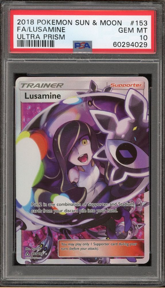 PSA 10 Roller Skater Full Art #262 Secret Rare Sun & Moon