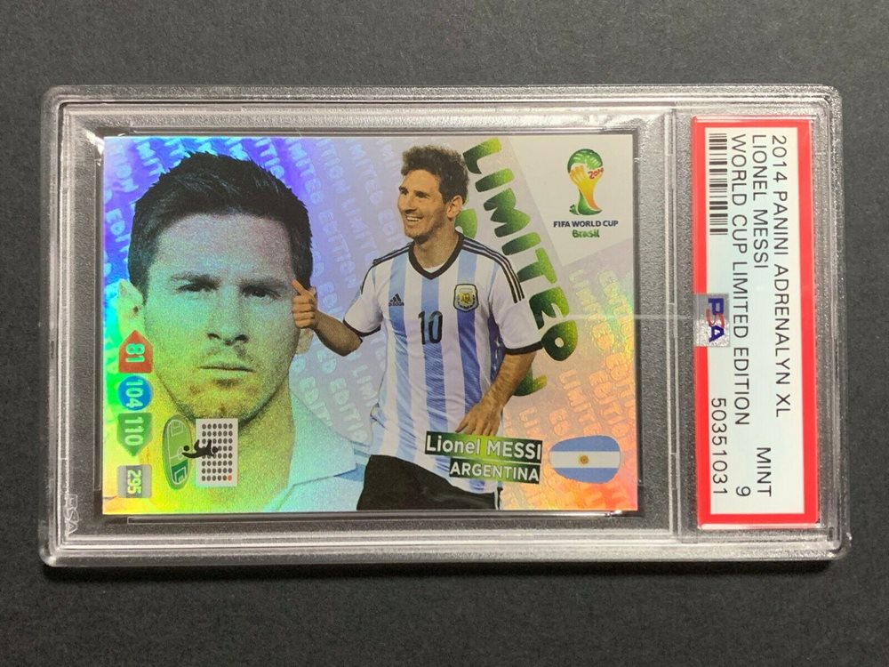 Soccer Trading Cards Panini Adrenalyn XL Road To World Cup 2014 - Lionel  Messi LIMITED EDITION Card (NM) Carte Soccer
