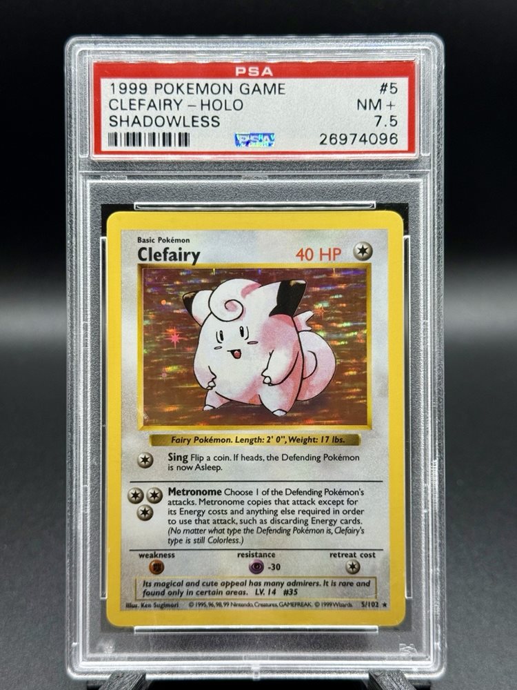 Auction Prices Realized Tcg Cards 1999 POKEMON GAME Clefairy