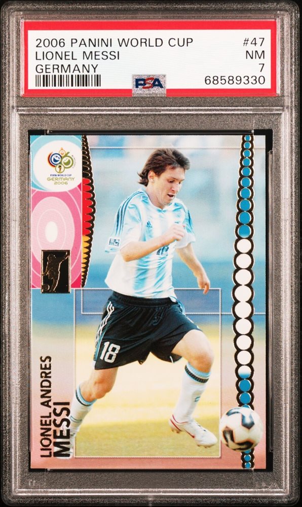 messi W杯 psa鑑定済カード panini 2006 他 Lionel Messi 2006 Panini World Cup #47 Base Price Guide
