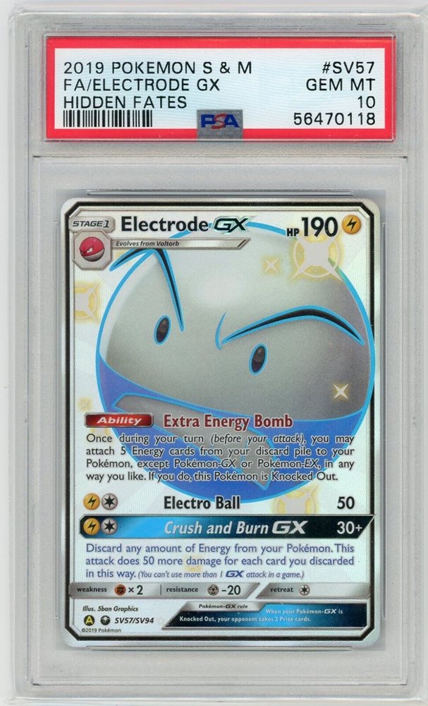 shiny electrode pokemon card CGC 9.5 Electrode GX Full Art Shiny (Graded Card) – Phurion main image 1