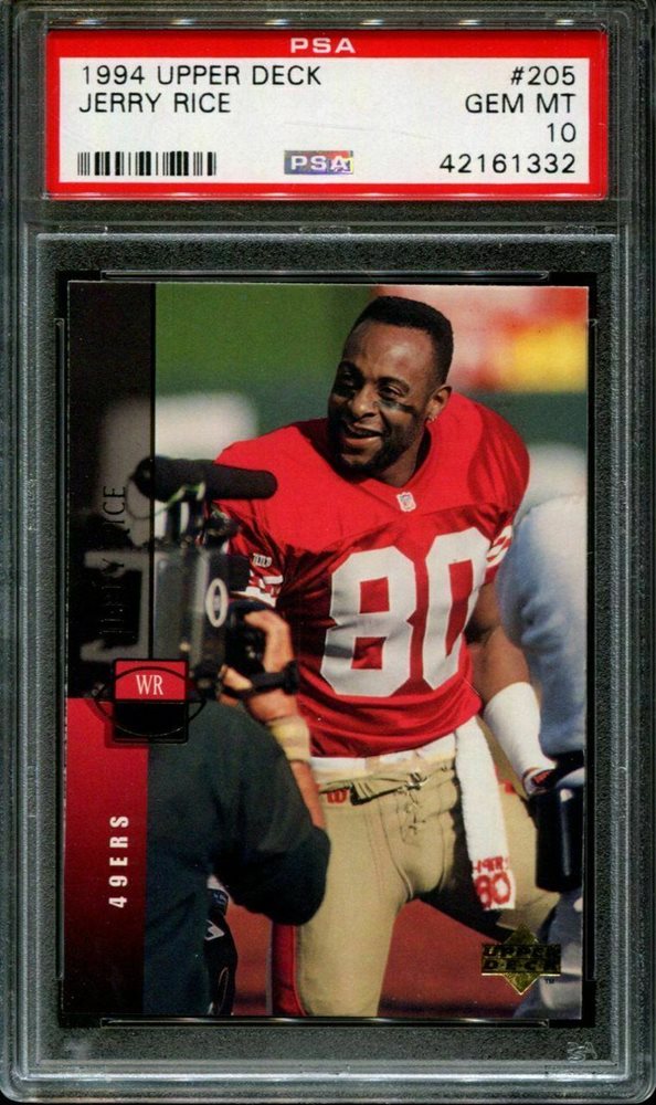 Auction Prices Realized Football Cards 1994 Upper Deck Jerry Rice