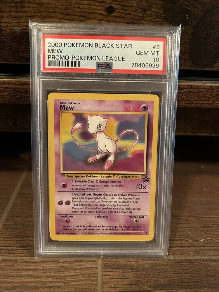 mew pokemon card 1995 promo Amazon.com: Personalized Poke Card Anniversary Card