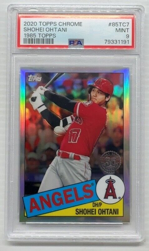 大谷翔平 2020 TOPPS CHROME PSA 10 2020 Topps Stadium Club Chrome X Fractor Shohei Ohtani PSA