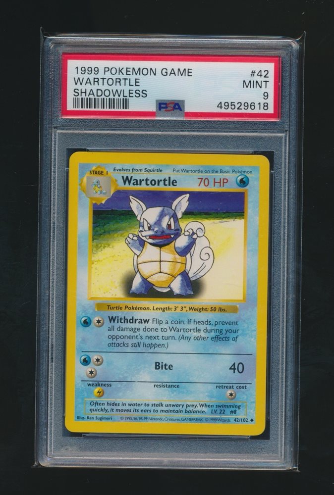1995 wartortle pokemon card eBay Auction Item 336059754816 TCG Cards 1999 Game RarityIllustration Rare Hit Points100 HP Water Free Diving Put up to 3 Basic W Energy cards from your discard pile into your hand. 2022 Pokemon Sword & Shield