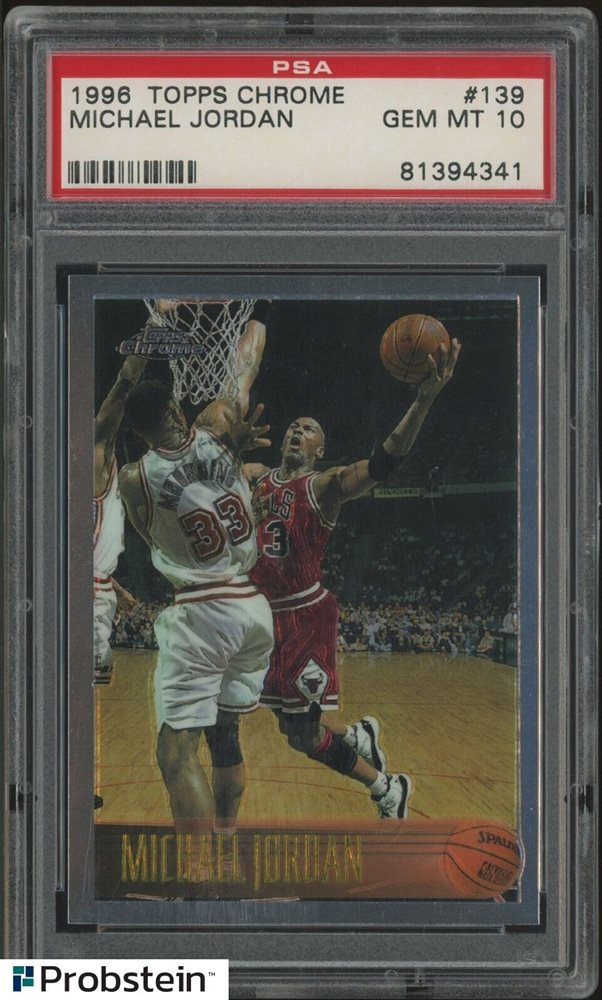 Auction Prices Realized Basketball Cards 1996 TOPPS CHROME Michael