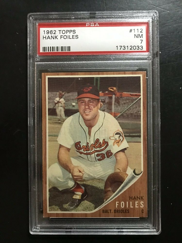 Auction Prices Realized Baseball Cards 1962 Topps Hank Foiles
