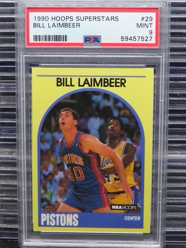 1983-84 Star #90 Bill Laimbeer - PSA MINT 9 on Goldin Auctions