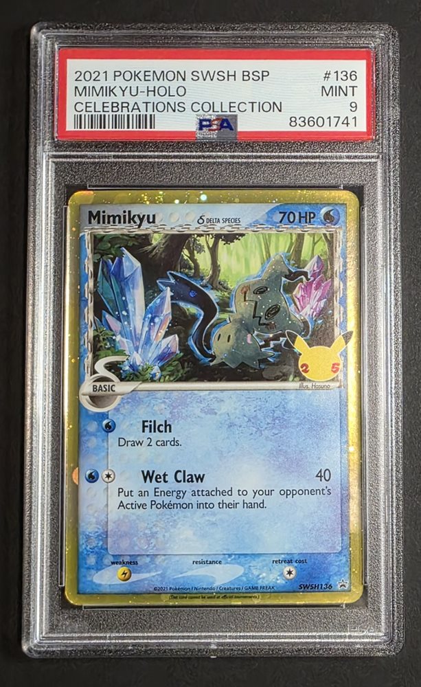 2021 ポケモン ミミッキュ デルタ種 ホロ PSA 10 #136 Auction Prices Realized Tcg Cards 2021 POKEMON SWSH BLACK