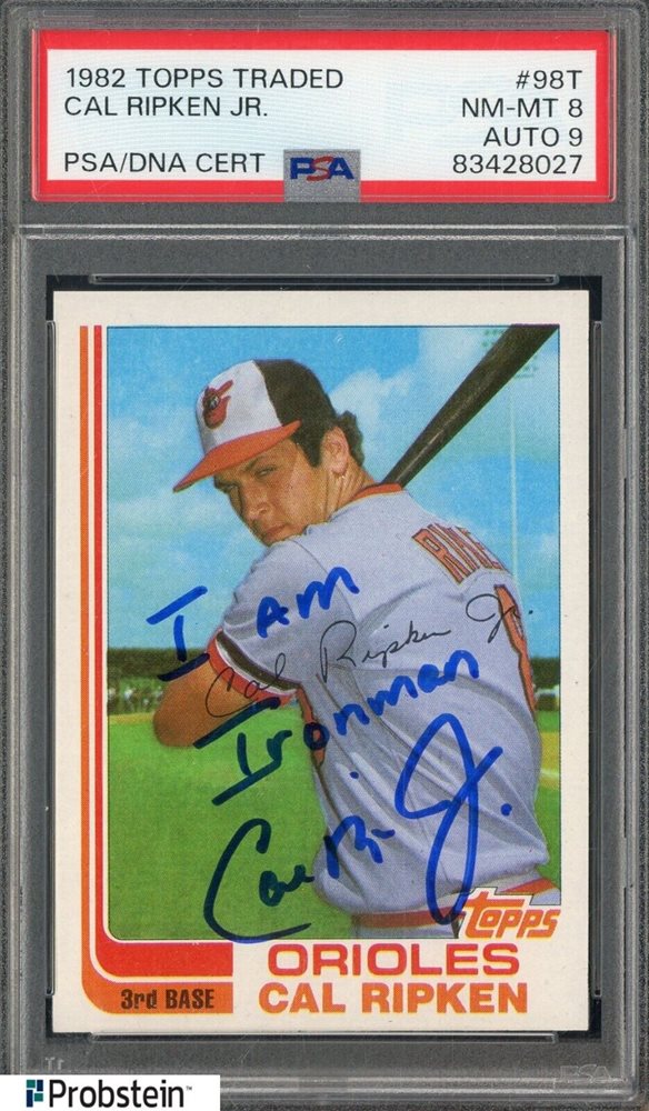 Auction Prices Realized Baseball Cards 1982 Topps Traded Cal 
