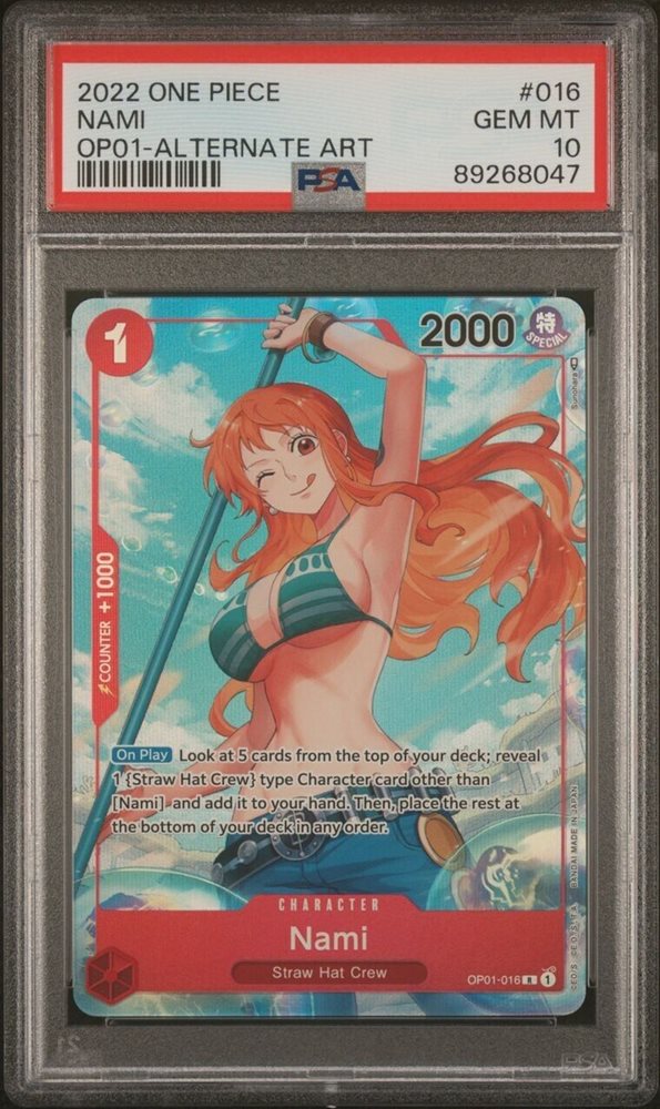 ワンピースカード　ナミロマンスドーンPSA10 PSA10 ナミ R-P [OP01-016] ワンピースカード（PSA10ワンピース