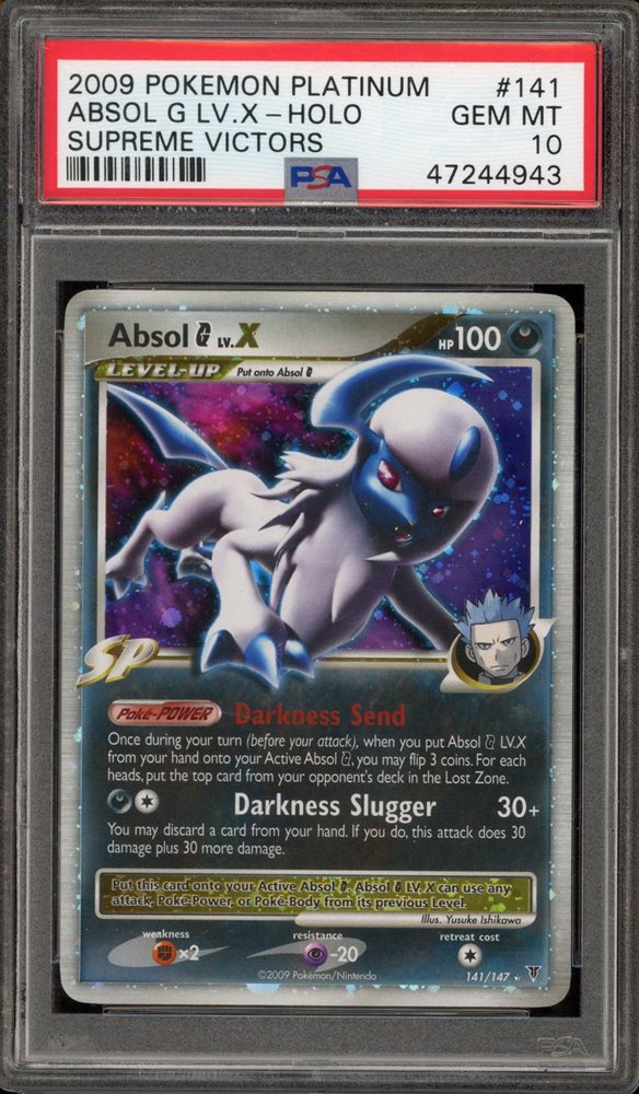 アブソル G lv X dpt pcg dp PSA 10 ポケカ ポケモン Auction Prices Realized Tcg Cards 2009 POKEMON PLATINUM