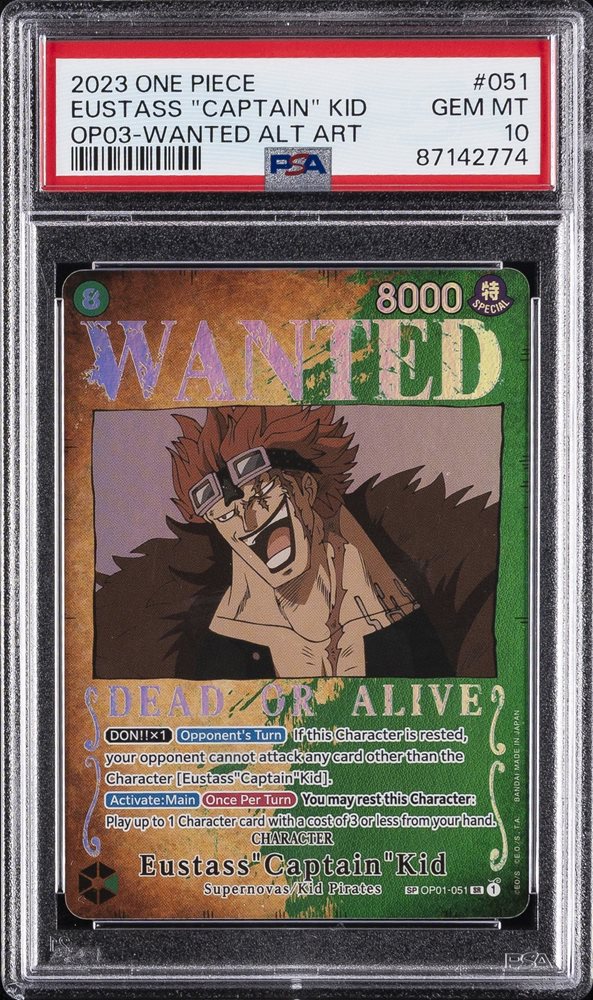 2023 ONE PIECE ユースタス・キッド ALT ART Eustass Kid (Alt Art) OP10-099 Leader Para L/JAPANESE ONE
