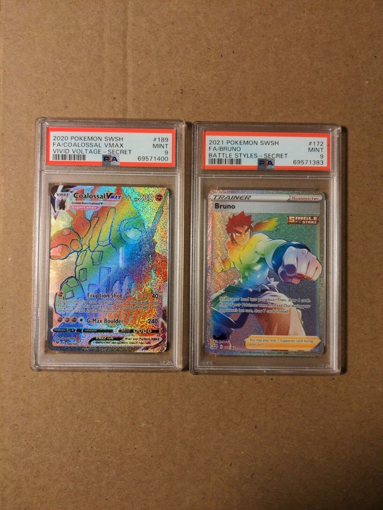 rainbow bruno pokemon card value Amazon.com: Pokemon - Iscan 207/196 Lost Origin - Full Art Trainer main image 1