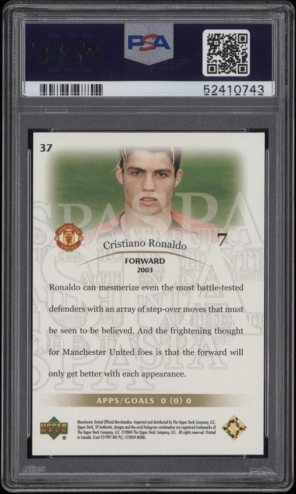Auction Prices Realized Soccer Cards 2004 SP AUTHENTIC