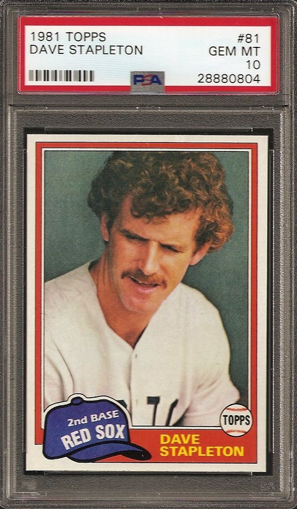 Auction Prices Realized Baseball Cards 1981 Topps Dave Stapleton