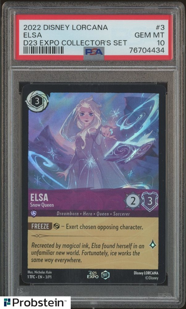 Auction Prices Realized Tcg Cards 2022 DISNEY LORCANA PROMO