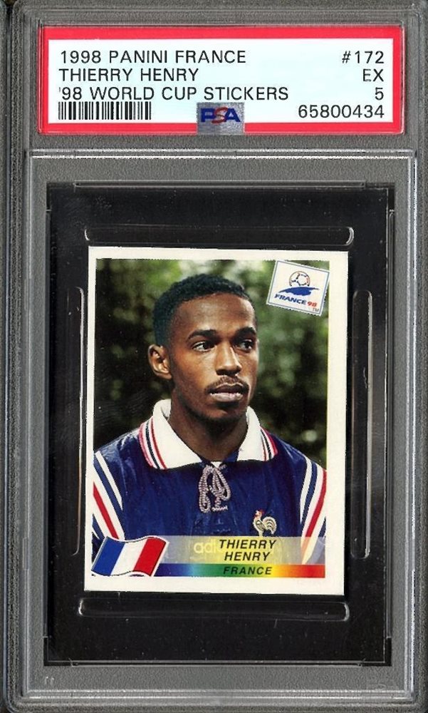 PANINI FOOTBALL STICKER Card Thierry Henry #103 World Cup South Africa