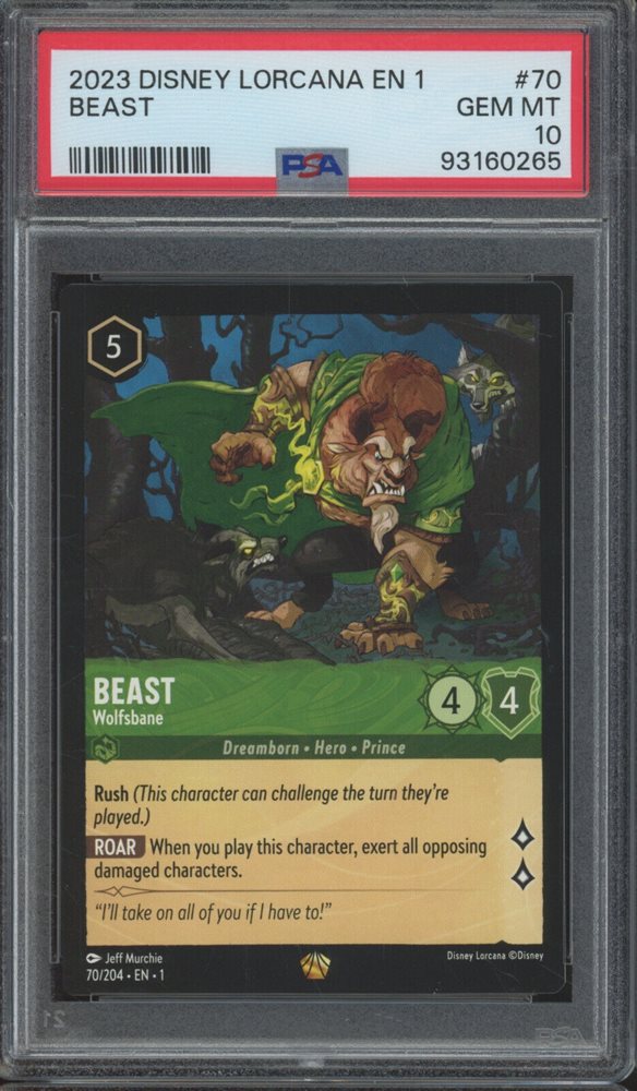 Auction Prices Realized Tcg Cards 2023 DISNEY LORCANA EN 1