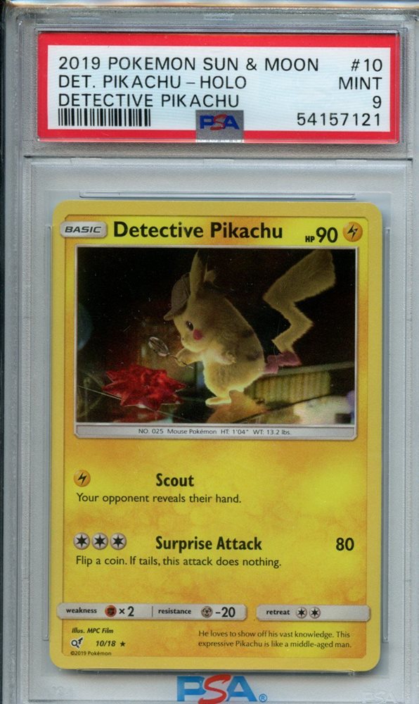eBay Auction Item 315374049046 Tcg Cards 2019 Pokemon Sun & Moon Detective  Pikachu