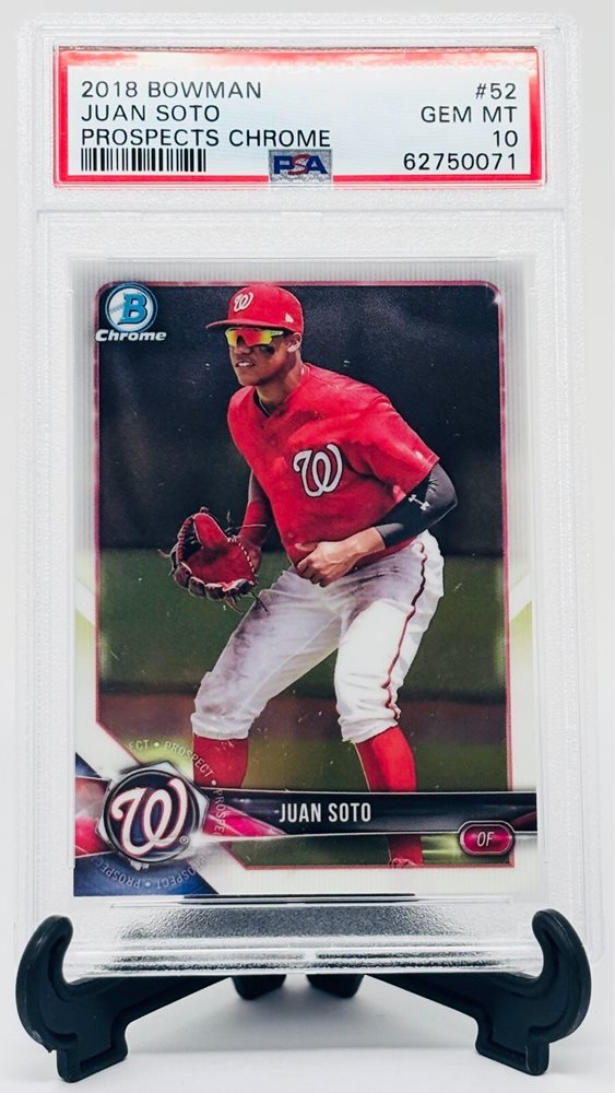 その他 2018 Bowman's B Perfomer Juan Soto PSA10 Auction Prices Realized Baseball Cards 2018 BOWMAN PROSPECTS