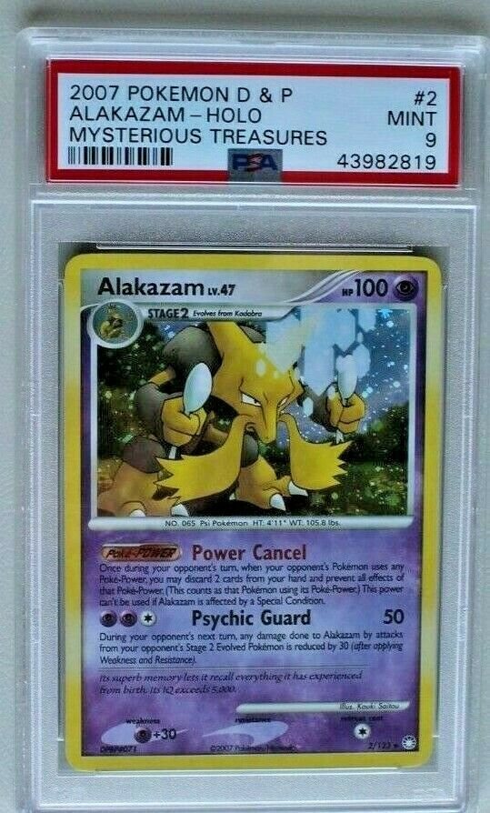 holographic alakazam pokemon card value 1999 Game #1 Unlimited Holo Price Guide Celebrate the legacy of your favorite tabletop game with this Radiant Alakazam 2022 Pokemon Silver Tempest Radiant Rare #059 PSA Authenticated 10 Card eBay Auction Item 254831353003 Tcg