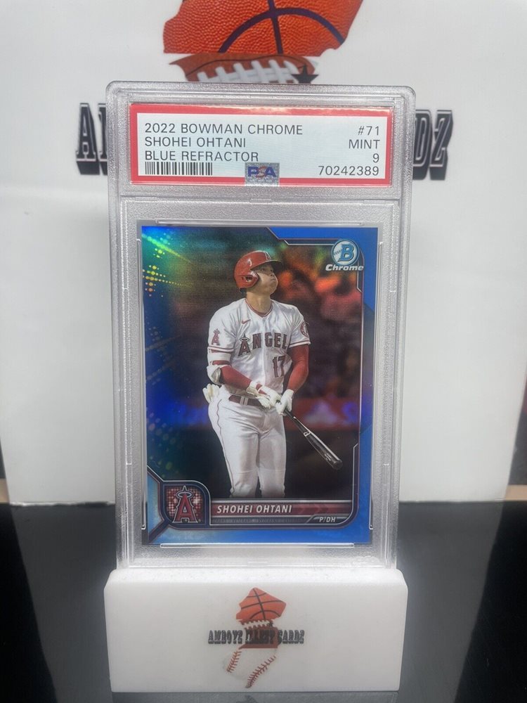 【PSA9鑑定品】大谷翔平2022 Bowman Chrome Sapphire PSA9鑑定品】大谷翔平2022 Bowman Chrome Sapphire Shohei Ohtani 2024