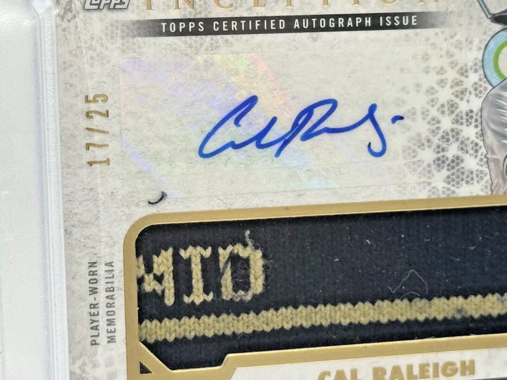 Signed Inception Cards eBay Auction Item 256242578353 Baseball Cards 2022 Topps Inception ...