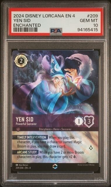 PSA10 DISNEY LORCANA イェン・シッド #2093216