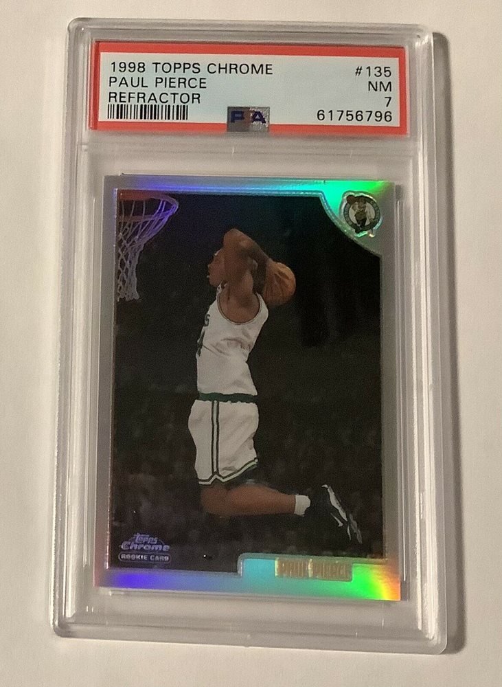 1998-99 Topps Basketball Paul Pierce Rookie Card #135 - Boston Celtics Near Mint Condition