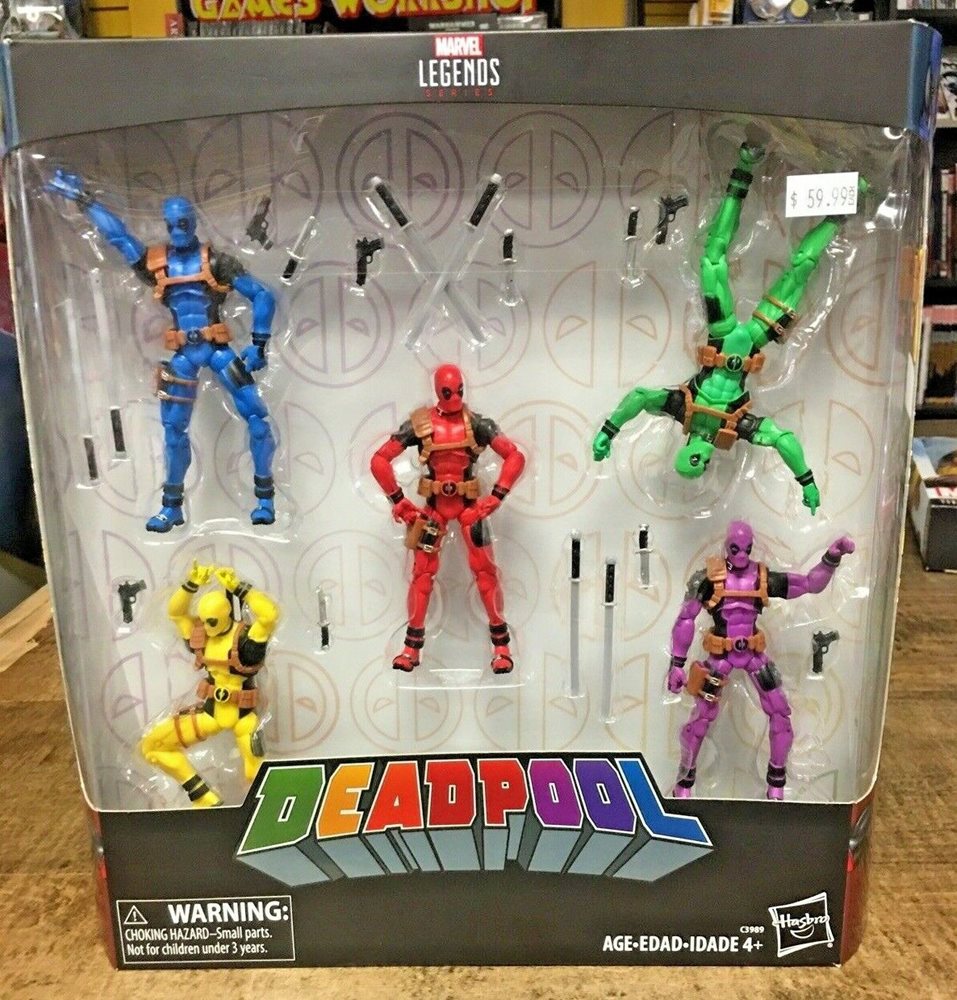 marvel legends deadpool rainbow squad