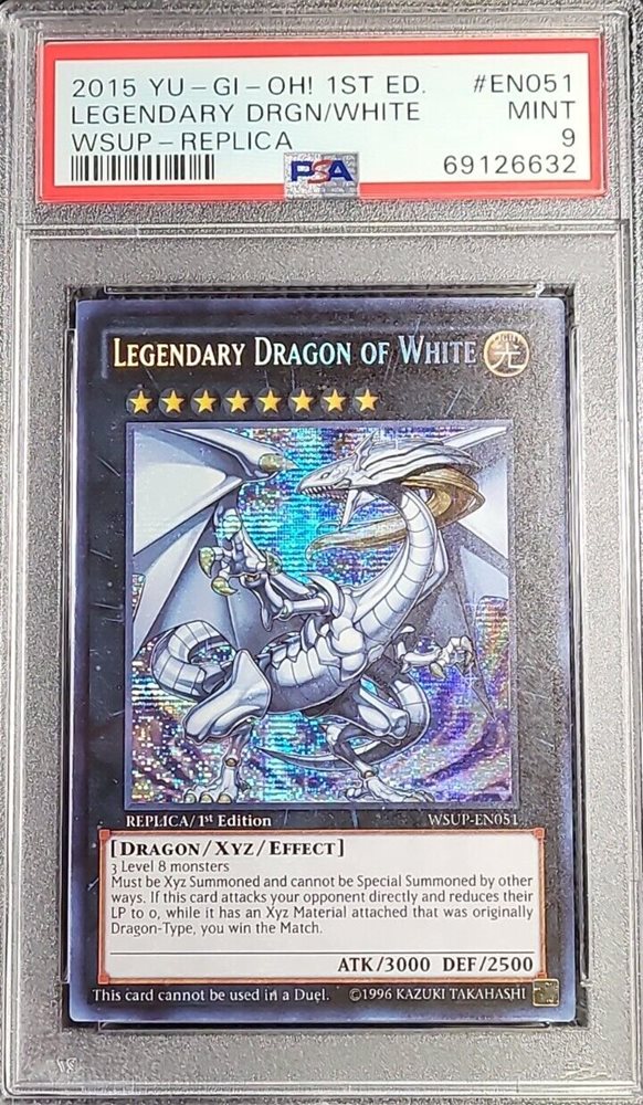 遊戯王 legendary dragon of white 伝説の白き龍 psa Auction Prices