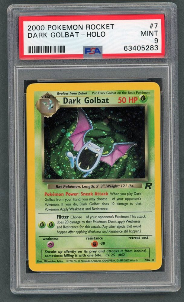 ポケモン Dark Golbat 50 HP Team Rocket PSA品質 ポケモン Dark Golbat 50 HP Team Rocket PSA品質 - メルカリ