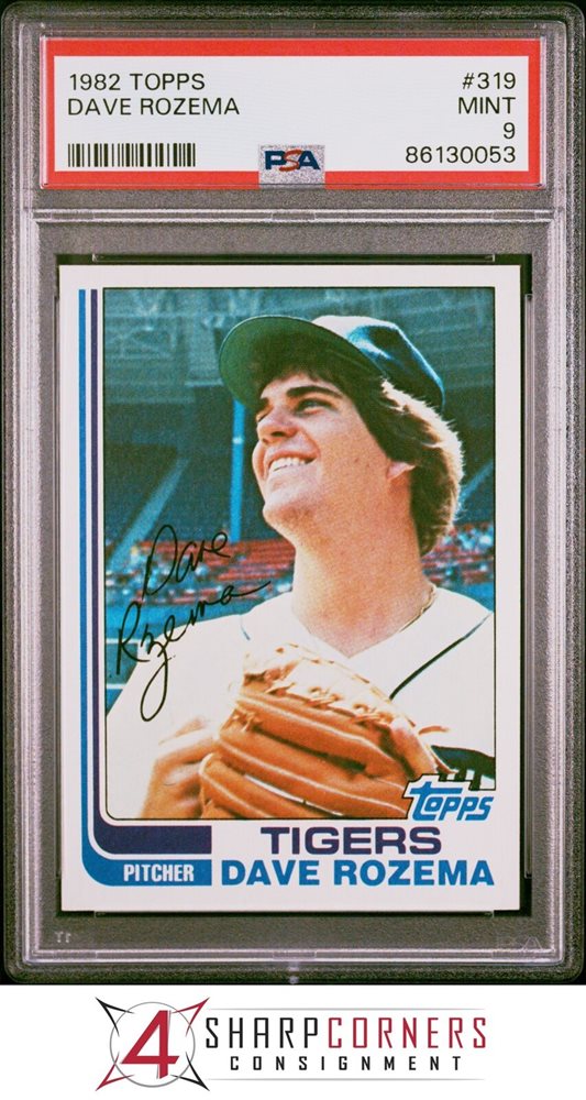 Auction Prices Realized Baseball Cards 1982 TOPPS Dave Rozema