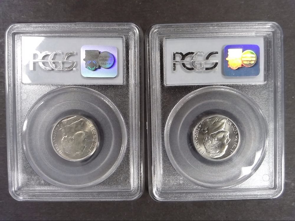 2004 P & D Jefferson Nickel Peace Medal 