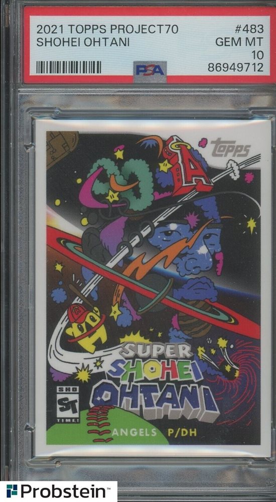 topps2021 Project70 イチロー　PSA10 PSA 10! 2021 Topps Project70 - Shohei Ohtani K. Shore 2021