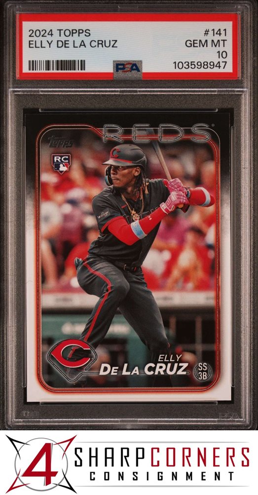 【貴重】_ＰSA9鑑定品_ELLY DE LA CRUZ_直筆オンカードサイン Auction Prices Realized Baseball Cards 2024 TOPPS STARS OF