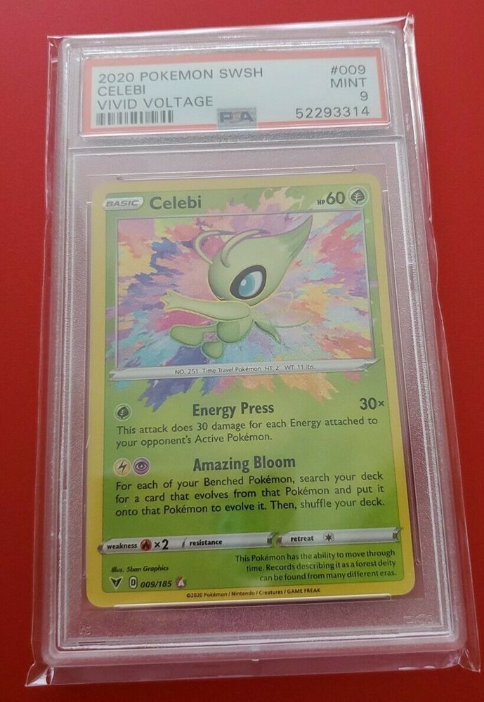 Auction Prices Realized Tcg Cards Pokemon Sword Shield Vivid Voltage Celebi